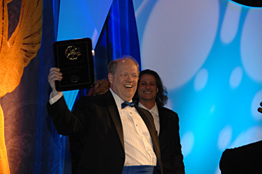 Richard Anderson with Award