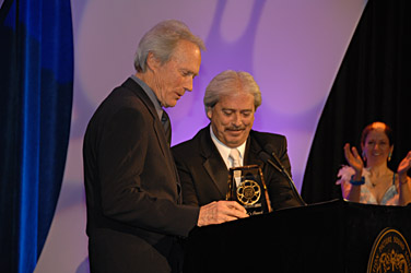 Clint Eastwood with MPSE Filmmaker's Award